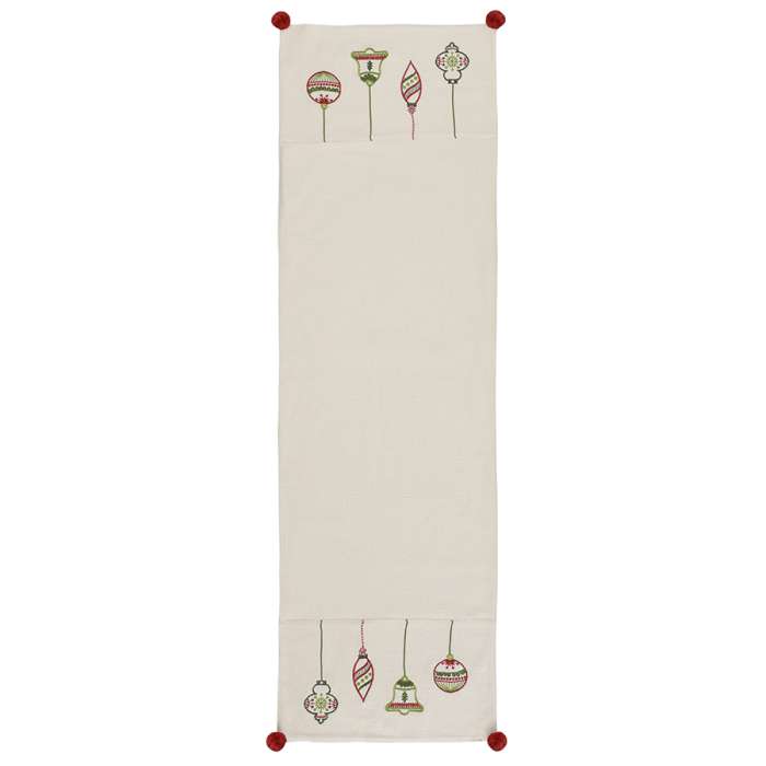 Дорожка с вышивкой christmas decorations из коллекции new year essential, 45х150 см Tkano TK23-TR0003