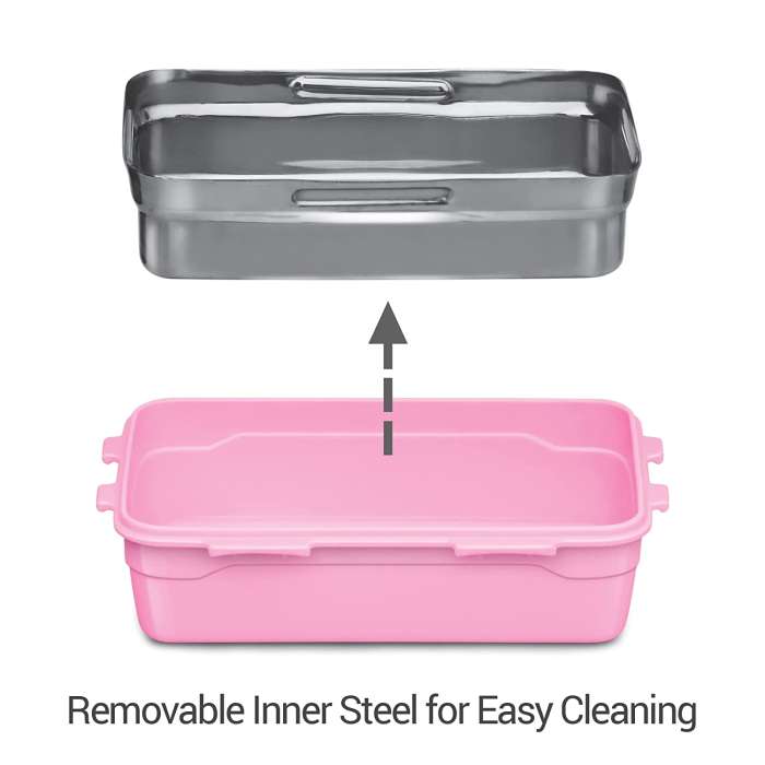 Термо ланч-бокс Mini Fun Treat Steel, 0,65 л, Pink MILTON ML37705-PK