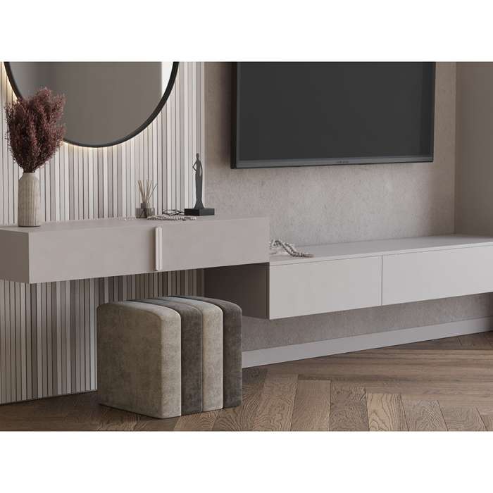 Пуф idar, шенилл, серый Bergenson Bjorn FH-IDR-PF-PL-GR