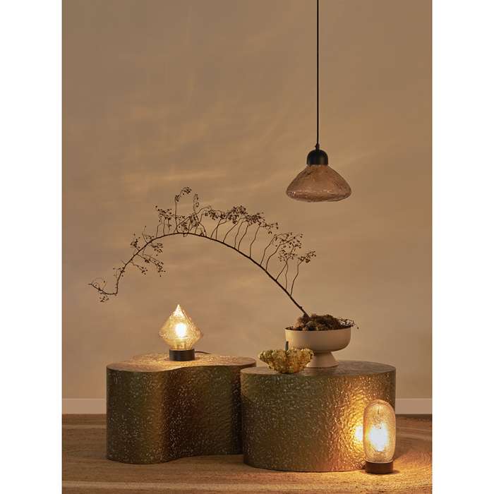 Светильник настольный frozen light, D13х27 см, янтарный Bergenson Bjorn BB0000556