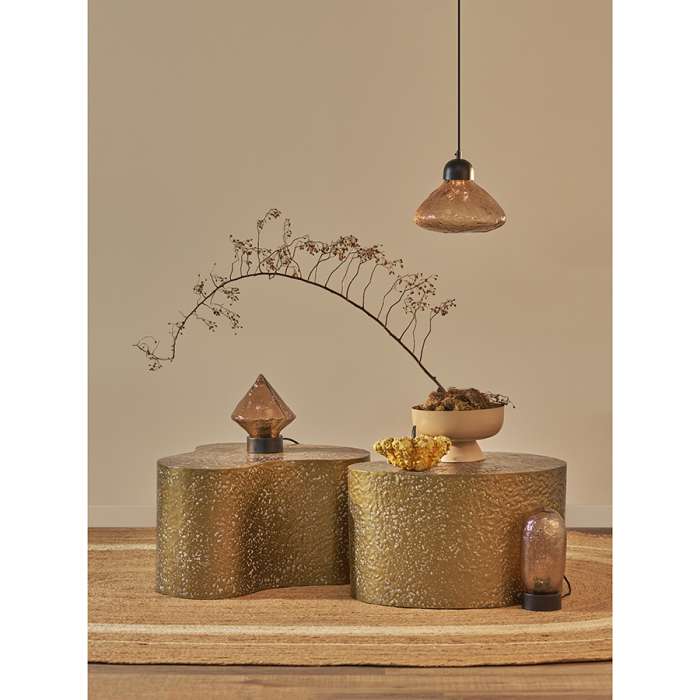 Светильник настольный frozen light, D13х27 см, янтарный Bergenson Bjorn BB0000556