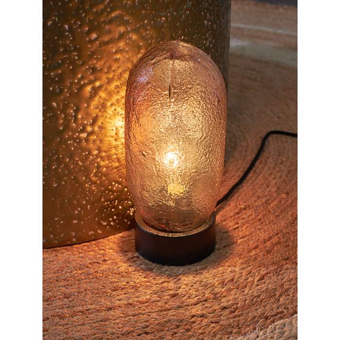 Светильник настольный frozen light, D13х27 см, янтарный Bergenson Bjorn BB0000556