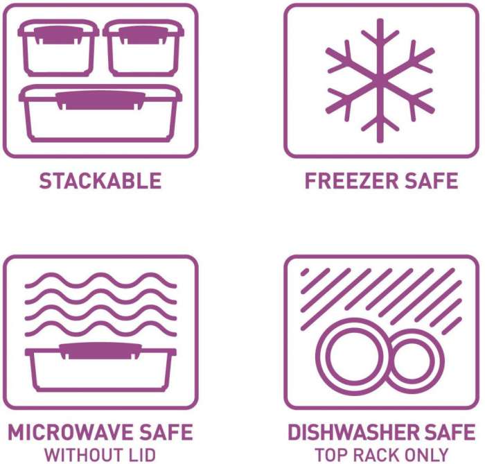 Набор контейнер с разделителями 975мл и бутылка 330мл SISTEMA LUNCH 41575