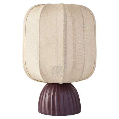 Лампа настольная texture rib, 27х39 см, вишневая/бежевая Bergenson Bjorn BB0000572