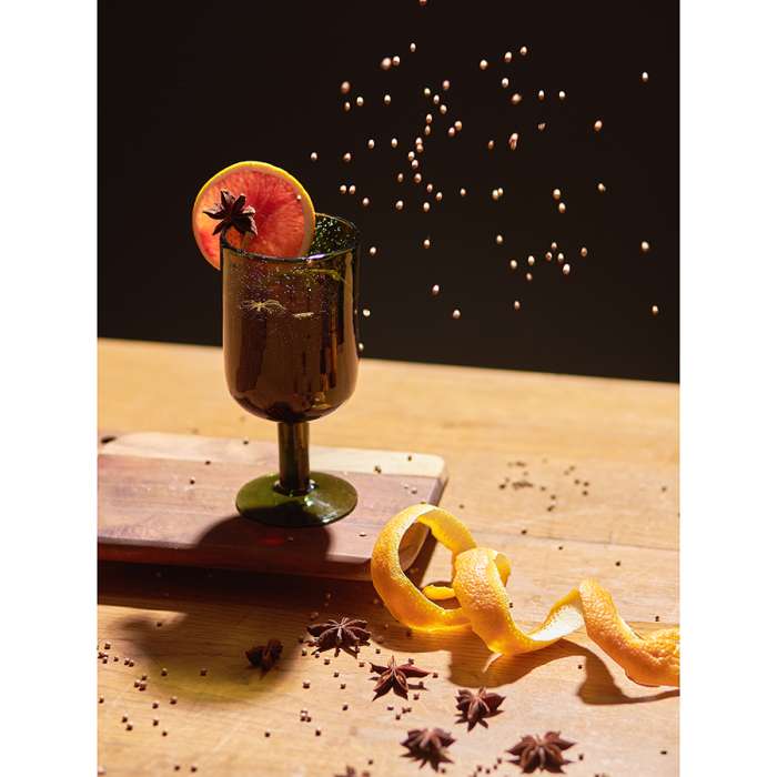 Набор бокалов для вина flowi, 410 мл, темно-зеленые, 2 шт. Liberty Jones LJ0000400