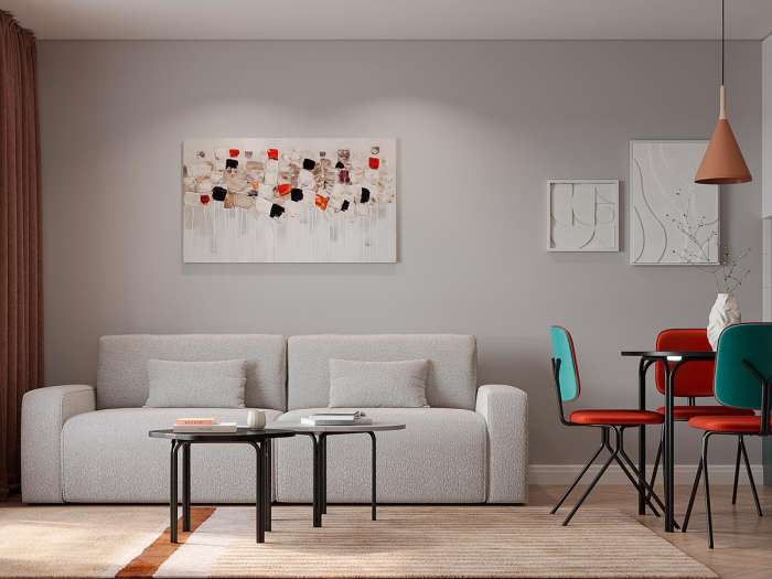 Панно декоративное fleur, 80х140 см, бежевое Bergenson Bjorn BB0000964