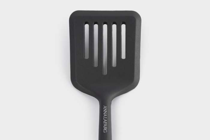 Лопатка с прорезями, 32 см, силикон, графитовая, Streak ANNA LAFARG ANLAF-HW-SL299A-3