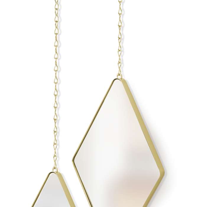 Набор зеркал dima, матовая латунь, 3 шт. UMBRA 358777-221