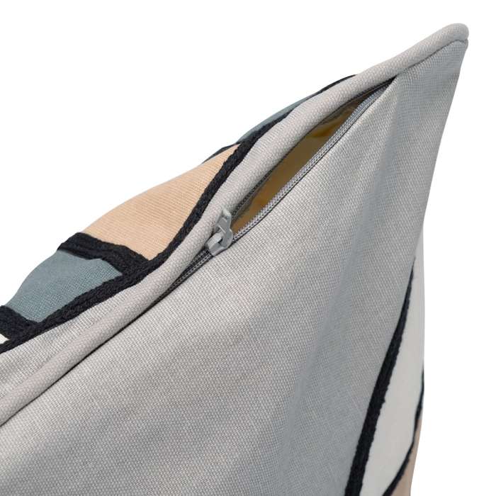 Чехол для подушки с двусторонним принтом "Гармония тайги", вышивкой и декоративной окантовкой TKANO TK18-CC0015