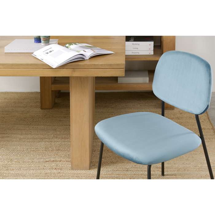 Стул tilla, велюр, темно-бирюзовый Bergenson Bjorn FH-TL-CH-PL-TRQ