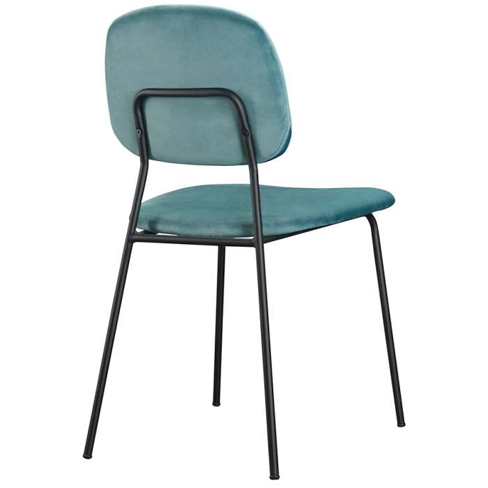 Стул tilla, велюр, темно-бирюзовый Bergenson Bjorn FH-TL-CH-PL-TRQ