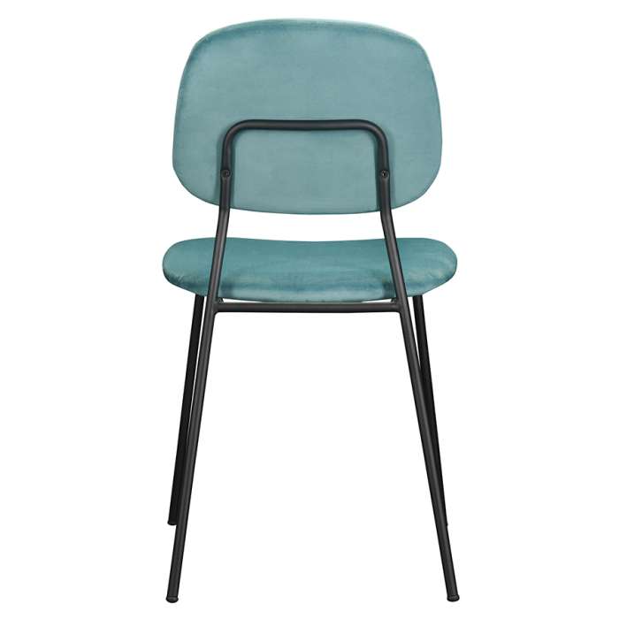 Стул tilla, велюр, темно-бирюзовый Bergenson Bjorn FH-TL-CH-PL-TRQ