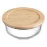 Контейнер для запекания и хранения с крышкой из бамбука, 950 мл SMART SOLUTIONS LBA950RD