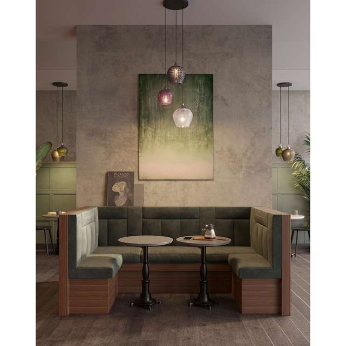 Светильник подвесной каскадный aurora, D40 см, зеленый/серый Bergenson Bjorn BB0000561