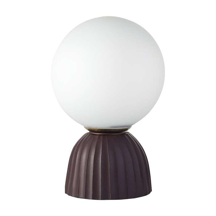Лампа настольная texture moon, D20х29 см, вишневая Bergenson Bjorn BB0000576