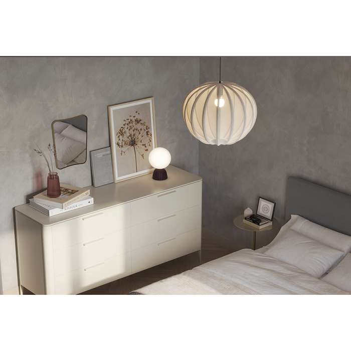 Лампа настольная texture moon, D20х29 см, вишневая Bergenson Bjorn BB0000576