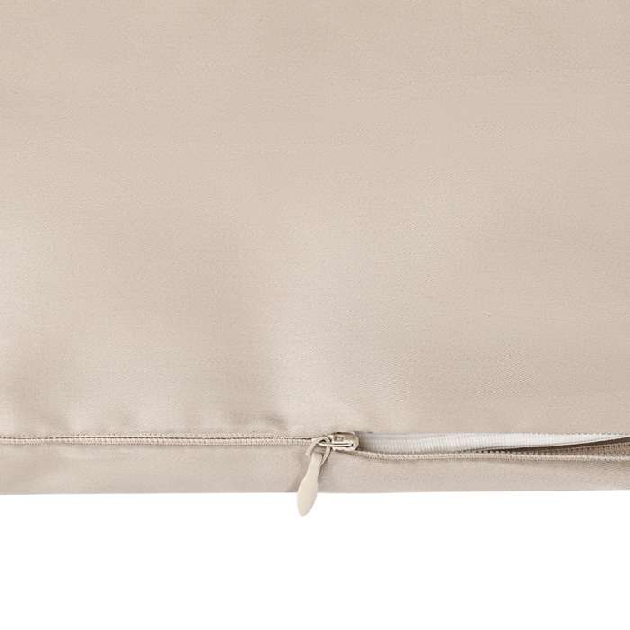 Комплект постельного белья из премиального сатина бежевого цвета из коллекции essential, 200х220 см Tkano TK24-DC0013