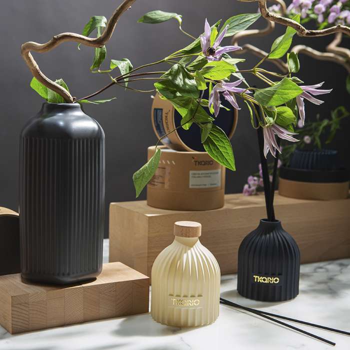 Диффузор ароматический sandalwood, bergamot & citrus из коллекции edge, 200 мл, тёмно-синий Tkano TK23-DIF0004