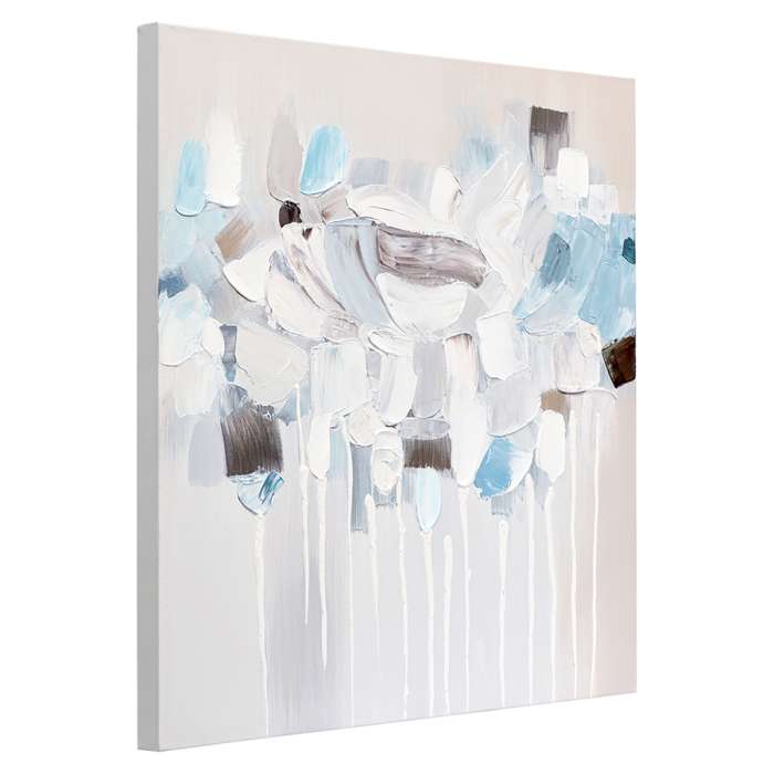 Панно декоративное fleur, 60х60 см, голубое Bergenson Bjorn BB0000965