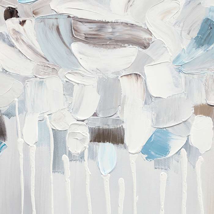 Панно декоративное fleur, 60х60 см, голубое Bergenson Bjorn BB0000965