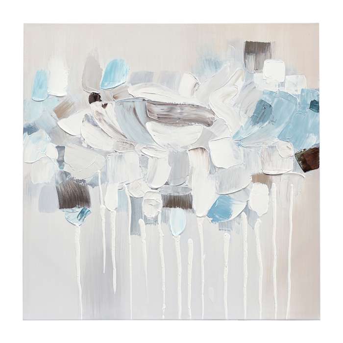 Панно декоративное fleur, 60х60 см, голубое Bergenson Bjorn BB0000965