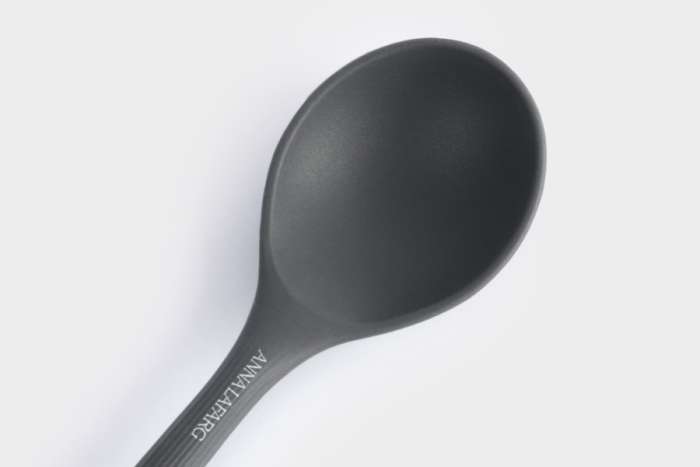 Ложка сервировочная, 32 см, силикон, графитовая, Streak ANNA LAFARG ANLAF-HW-SL299A-4