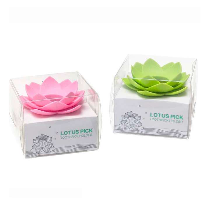 Держатель для зубочисток lotus, белый QUALY QL10156-WH-WH