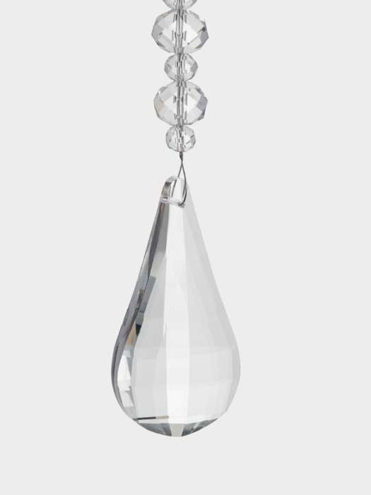 Игрушка елочная, 21 см, стекло, Бусы с каплей, Event ANNA LAFARG ANLAF-DF24-KH116