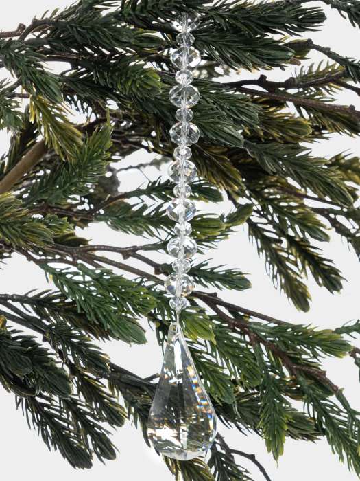 Игрушка елочная, 21 см, стекло, Бусы с каплей, Event ANNA LAFARG ANLAF-DF24-KH116