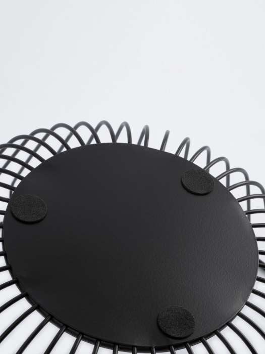 Корзина для фруктов, 25 см, металл, черная, Прутья, Spin ANNA LAFARG ANLAF-XIAO0-03