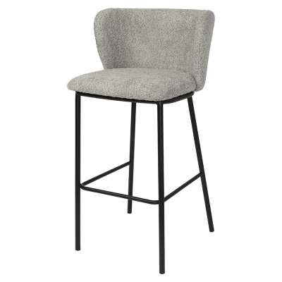 Стул барный foggy, букле, серый Bergenson Bjorn BB0001050