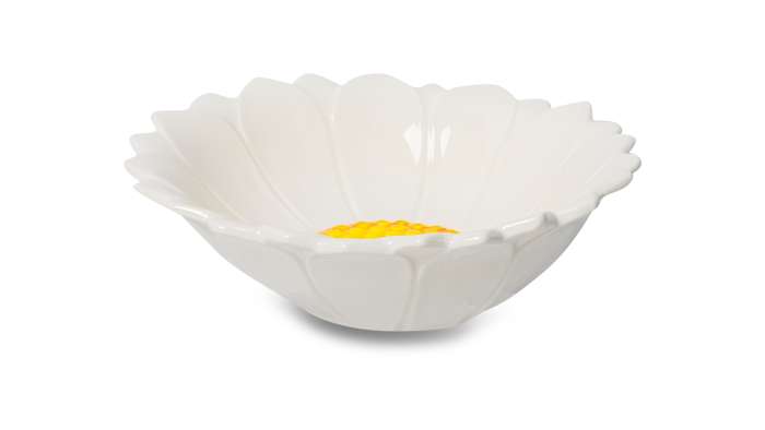 Салатник 3D Маргаритка 21х21х6 см, керамика EDELWEISS EDW-715D
