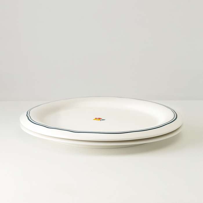 Набор обеденных тарелок plush, little petals, D26 см, 2 шт. Liberty Jones LJ0000523