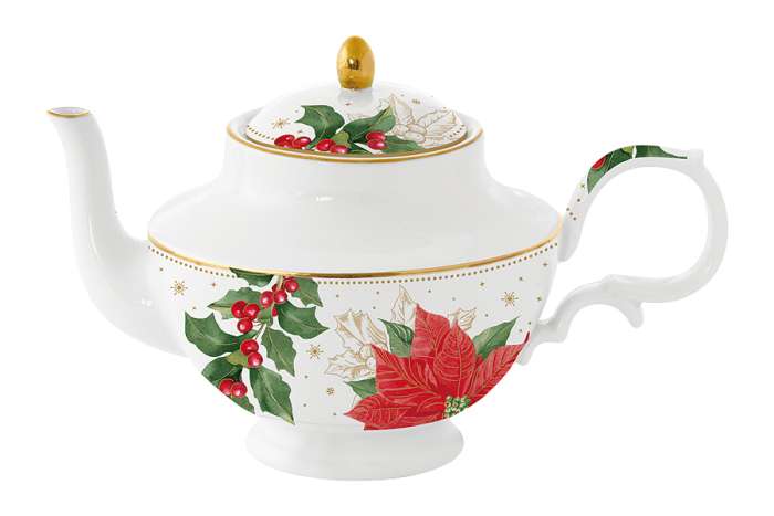 Чайник Пуансеттия и ягоды, 0,8 л EASY LIFE EL-R1726/POBE