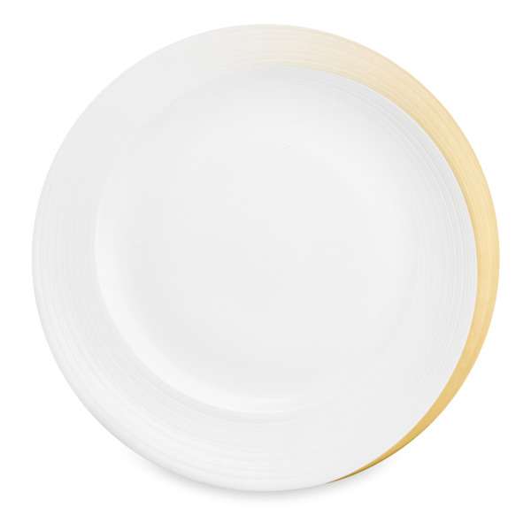 Тарелка обеденная Narumi Золотой жемчуг 27 см, фарфор костяной
