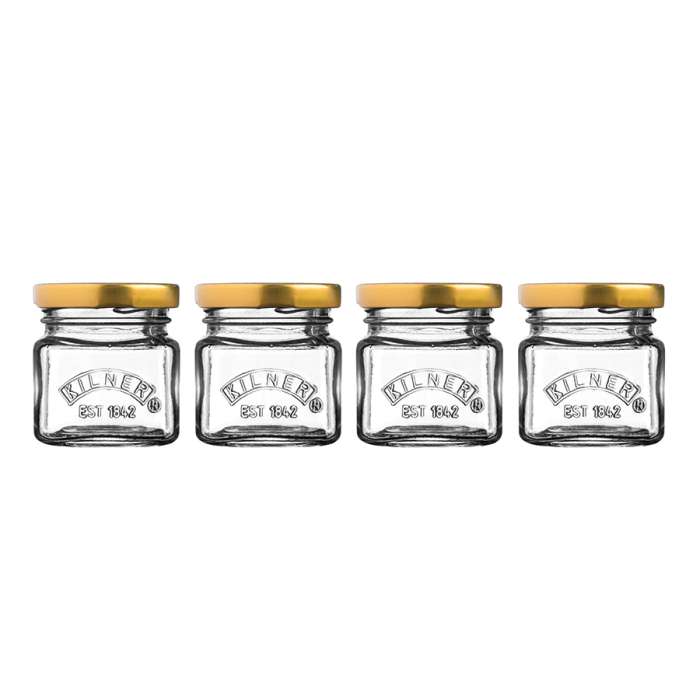 Набор из 4 баночек 55 мл Kilner K_0025.796V