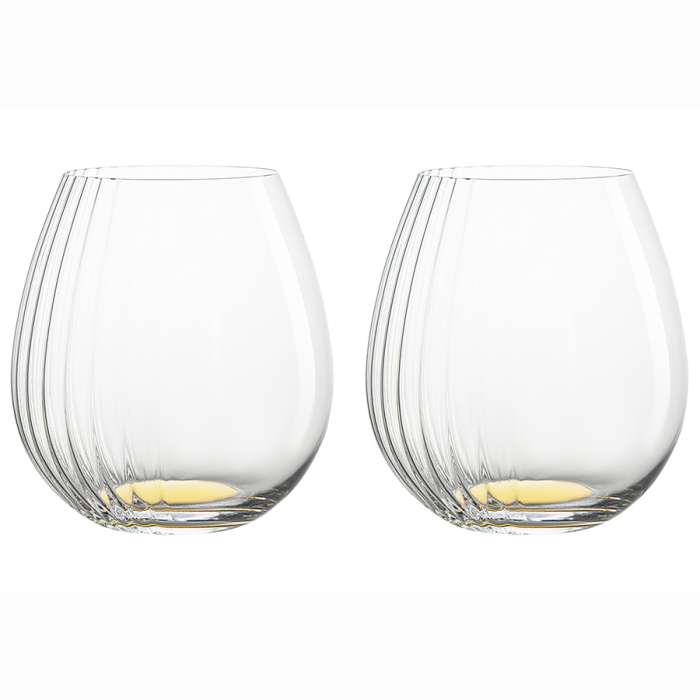 Набор бокалов для вина Alice в подарочной упаковке, 610 мл, золотистые, 2 шт. LIBERTY JONES LJ0000107