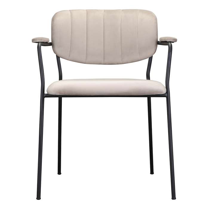 Стул eirill, велюр, серо-бежевый Bergenson Bjorn FH-ERL-ARMCH-PL-TP