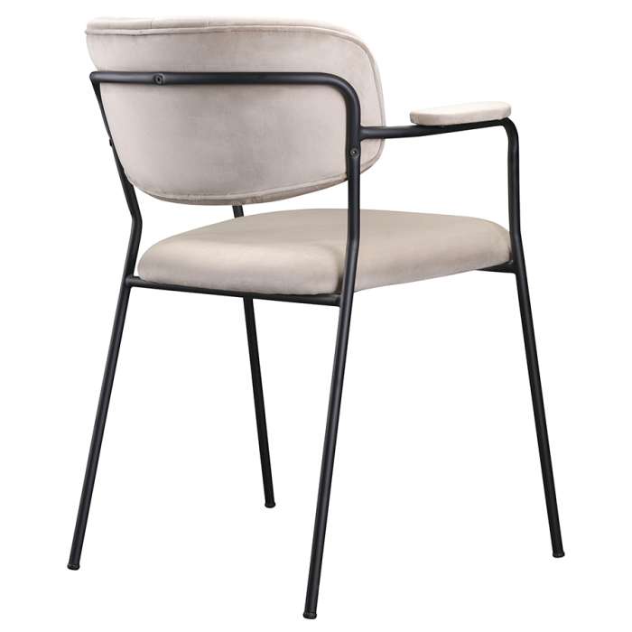 Стул eirill, велюр, серо-бежевый Bergenson Bjorn FH-ERL-ARMCH-PL-TP