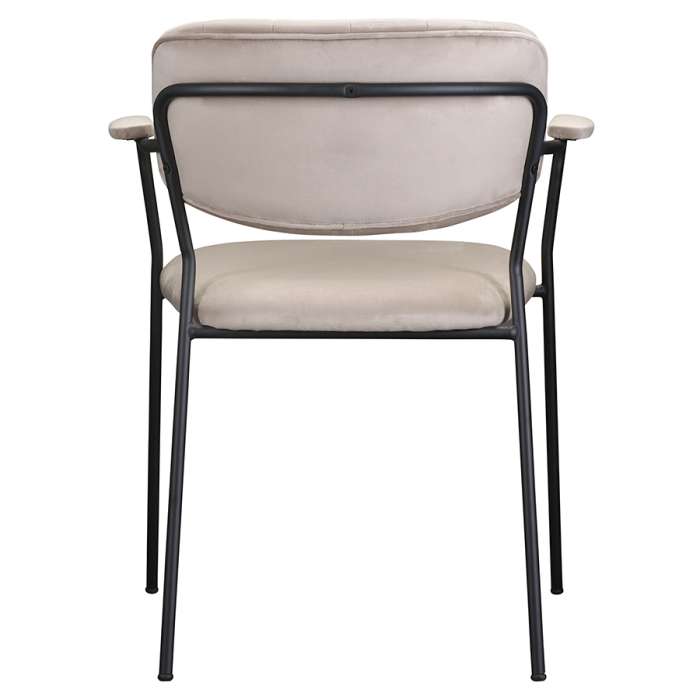 Стул eirill, велюр, серо-бежевый Bergenson Bjorn FH-ERL-ARMCH-PL-TP