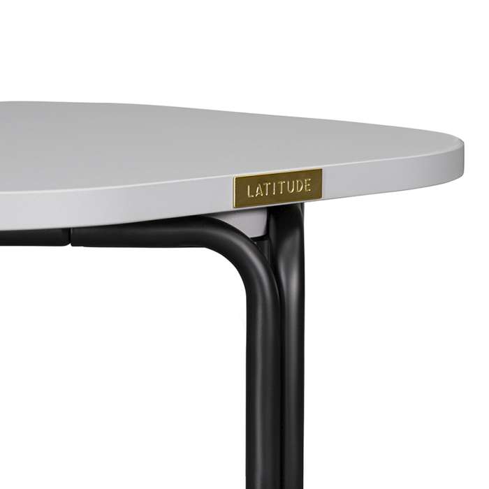 Столик кофейный ror, 50х50 см, черный/серый LATITUDE RORTBL_C_SQBKGRGR