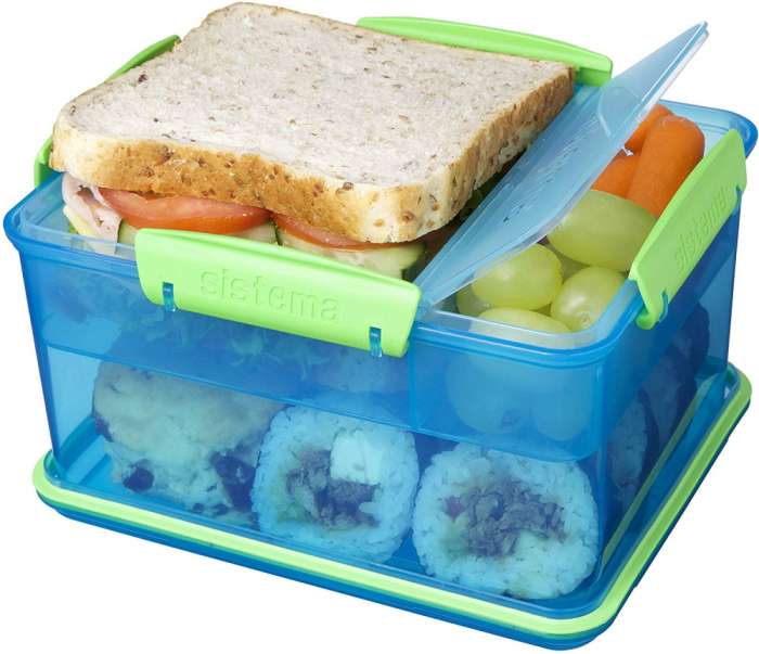 Контейнер двухуровневый с разделителями 2,3л SISTEMA LUNCH 41665