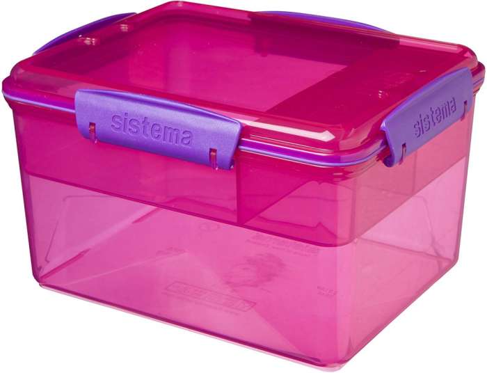 Контейнер двухуровневый с разделителями 2,3л SISTEMA LUNCH 41665