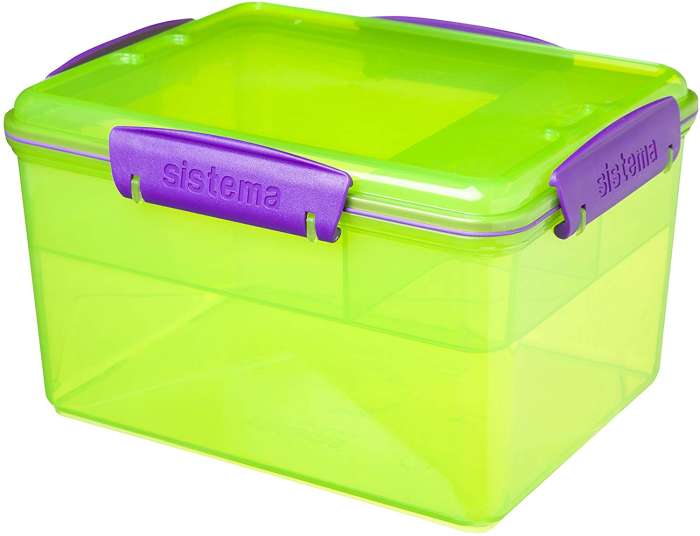 Контейнер двухуровневый с разделителями 2,3л SISTEMA LUNCH 41665