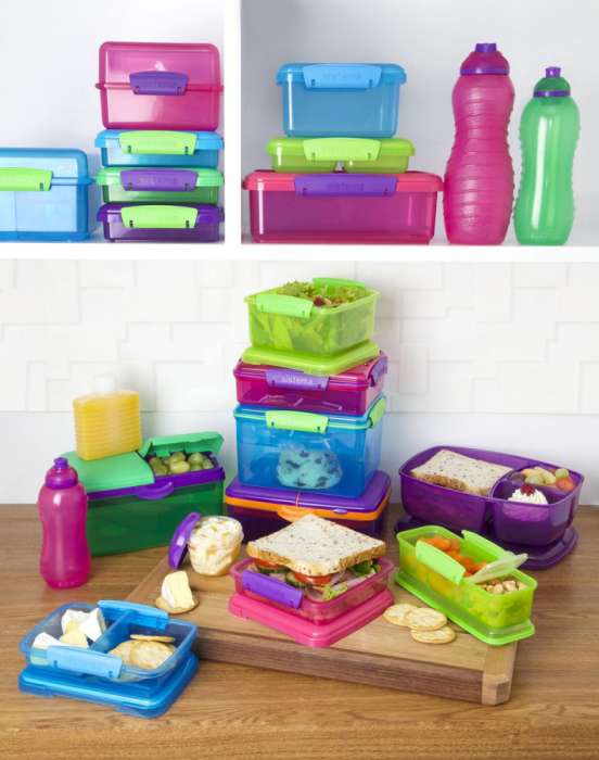 Контейнер двухуровневый с разделителями 2,3л SISTEMA LUNCH 41665