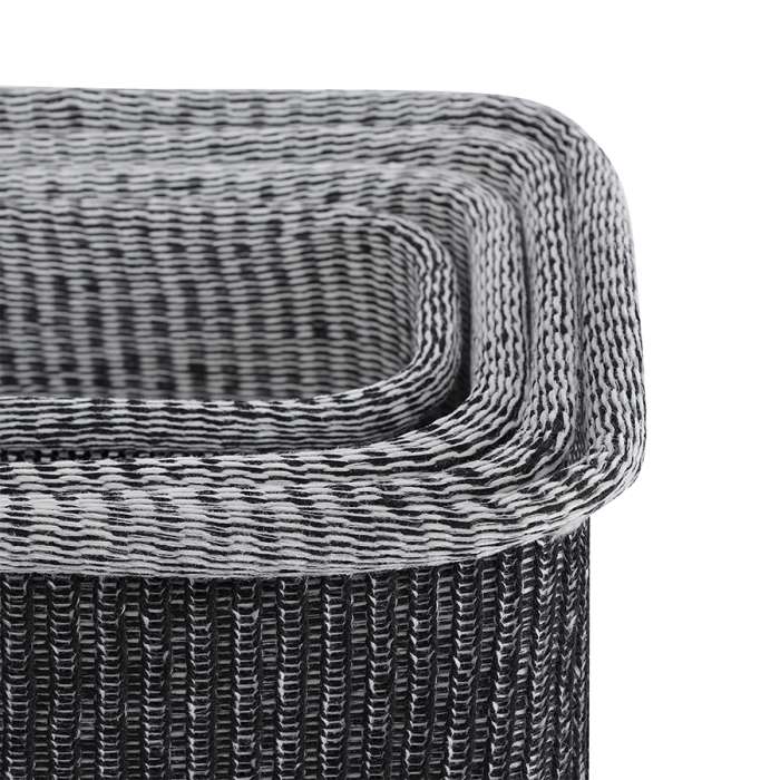 Набор из 4-х корзин для хранения sustainable collection, черный Bergenson Bjorn BB0000675