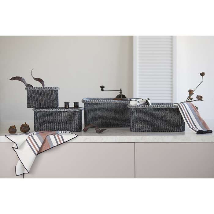 Набор из 4-х корзин для хранения sustainable collection, черный Bergenson Bjorn BB0000675