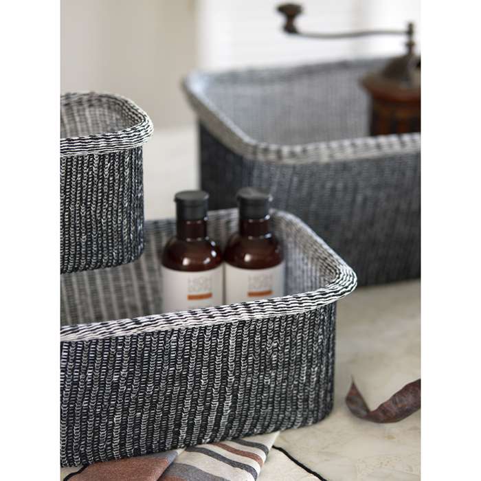 Набор из 4-х корзин для хранения sustainable collection, черный Bergenson Bjorn BB0000675