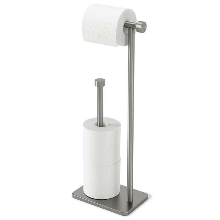 Держатель для туалетной бумаги cappa, 12х20х52 см, никель UMBRA 1015897-410