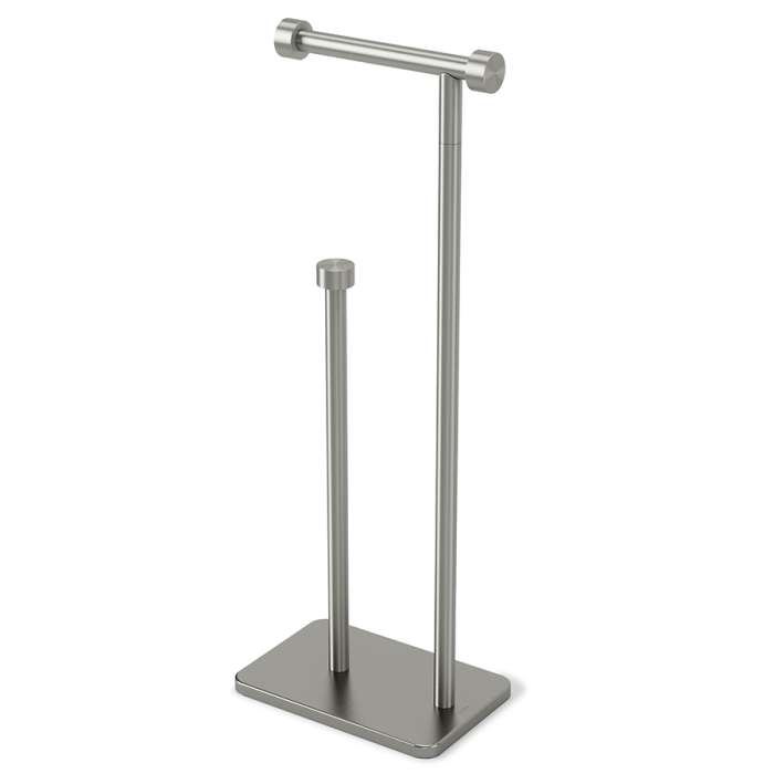 Держатель для туалетной бумаги cappa, 12х20х52 см, никель UMBRA 1015897-410